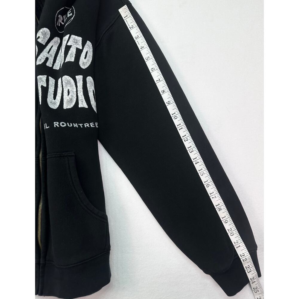 Santo Studio Khalil Rountree “Power to the People” Graphic Zip Hoodie Size M - Picture 8 of 11